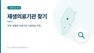 재생의료기관 찾기 썸네일